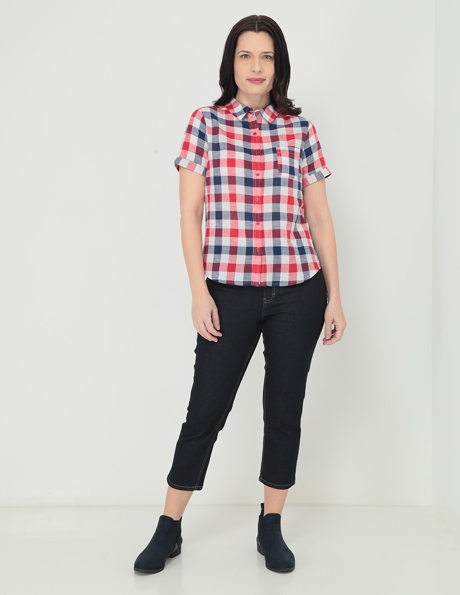 Pantalón capri slim para mujer 3