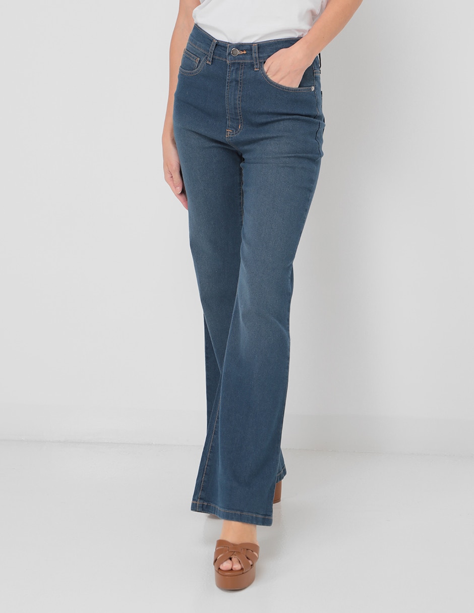 Jeans bota para mujer