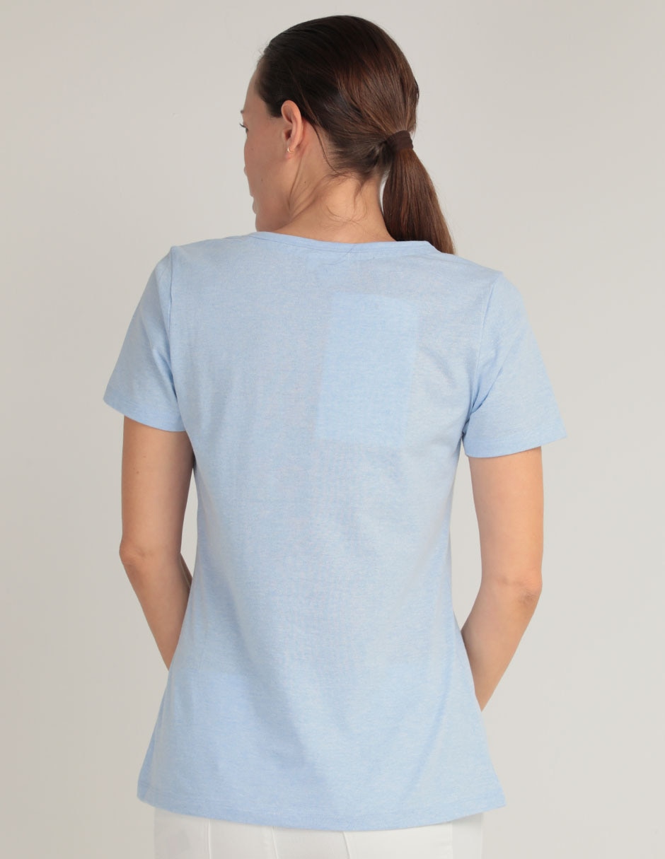 Playera manga corta Disney Dtr cuello redondo para mujer
