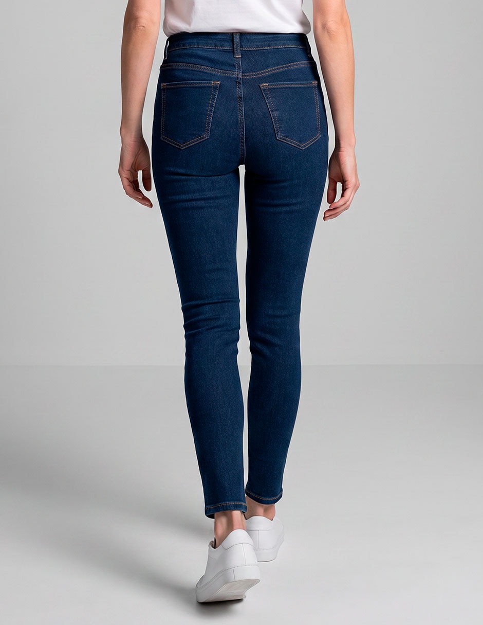 Jeans skinny Weekend corte media cintura para mujer