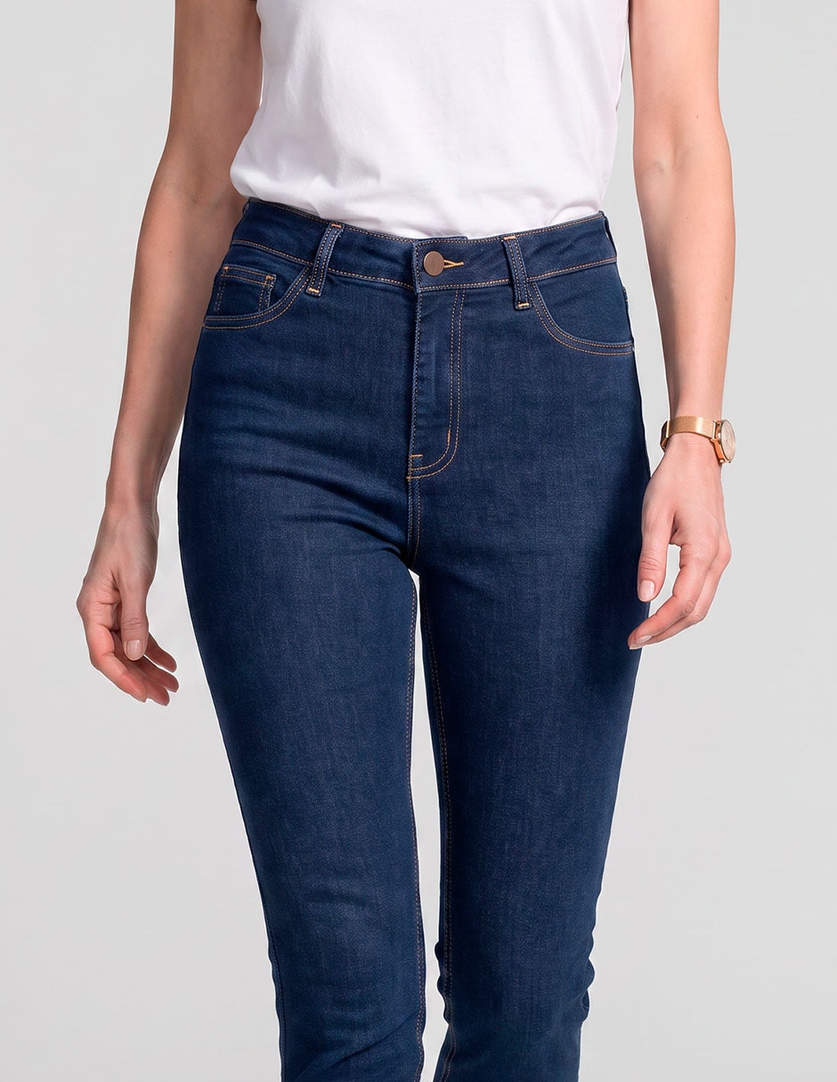 Jeans skinny Weekend corte media cintura para mujer