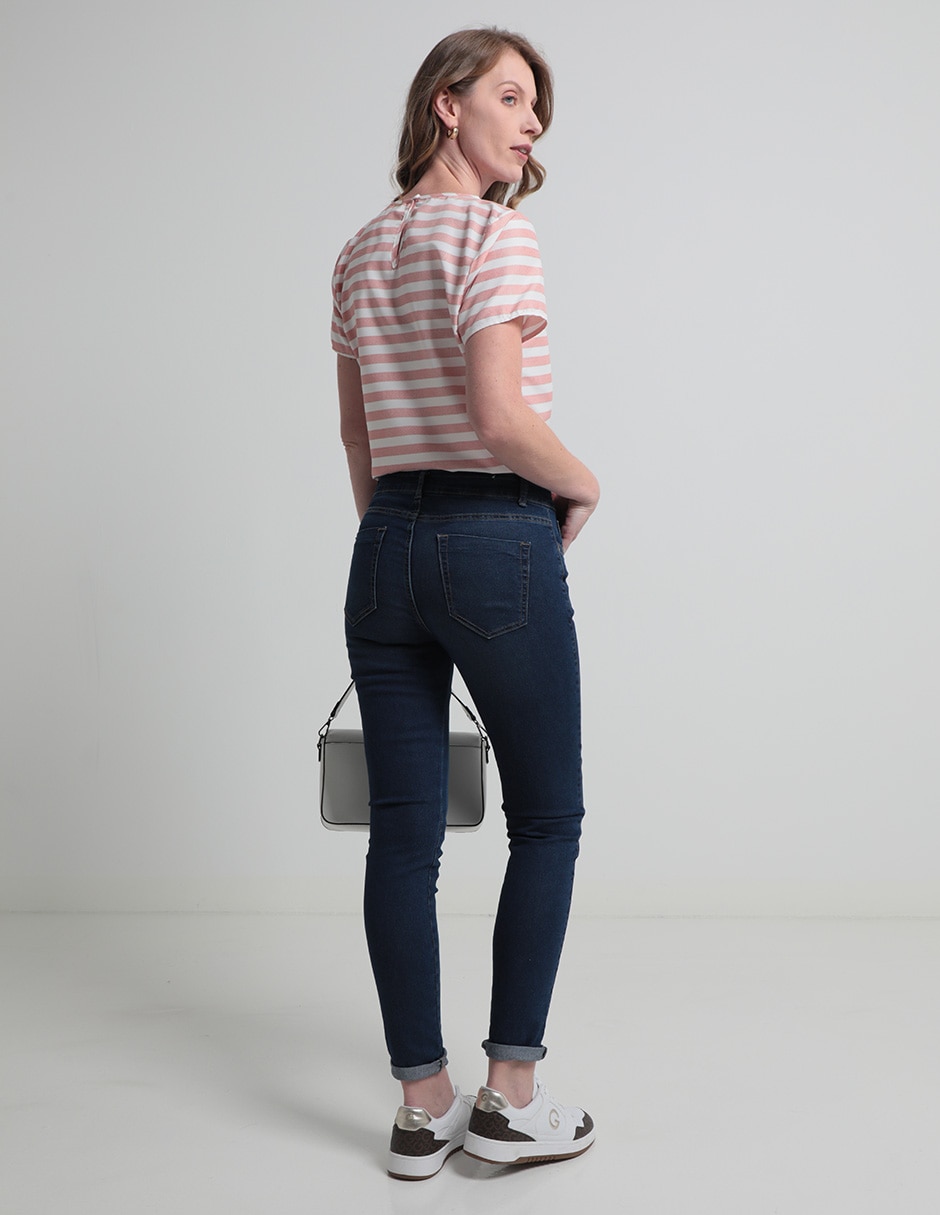 Jeans skinny Weekend corte cintura para mujer