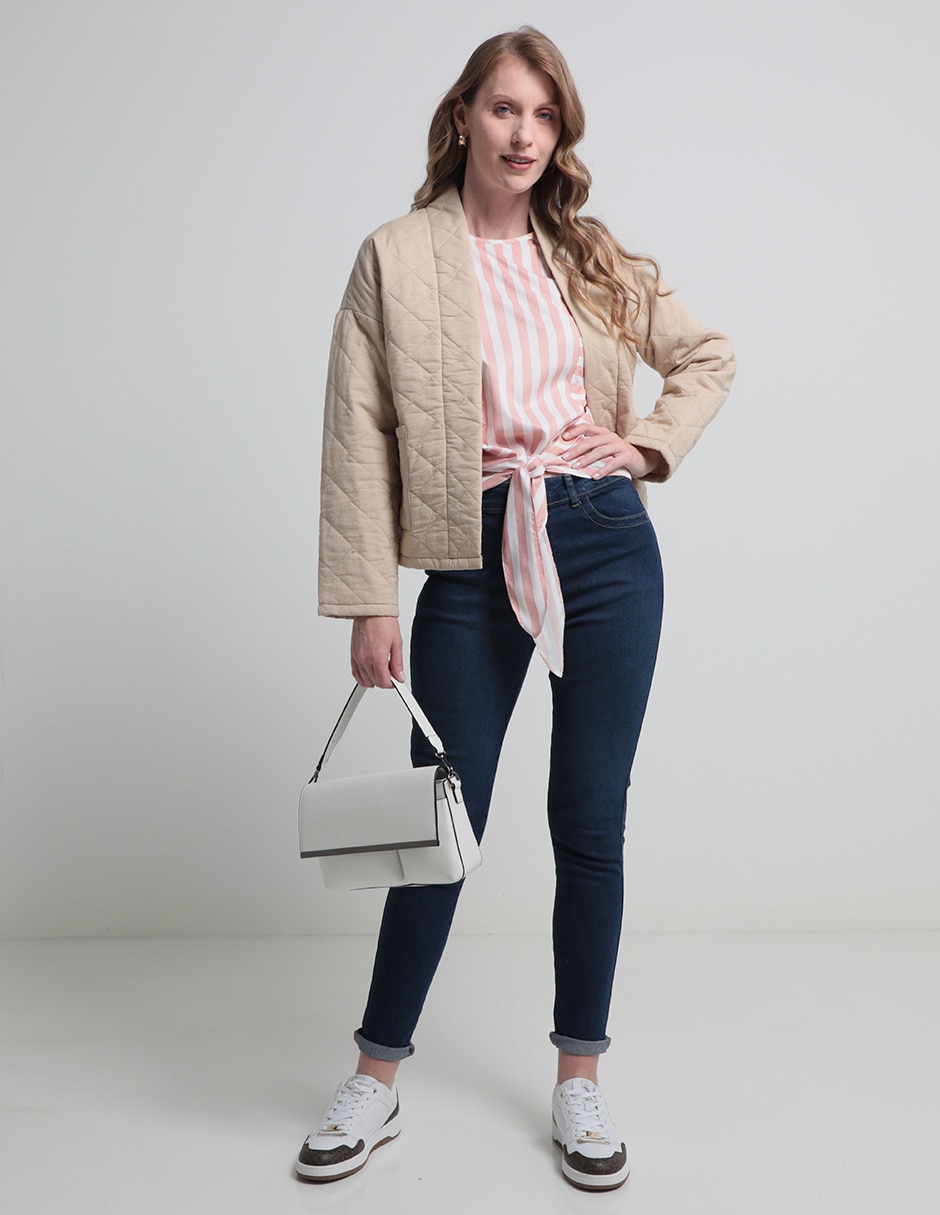 Jeans skinny Weekend corte cintura para mujer