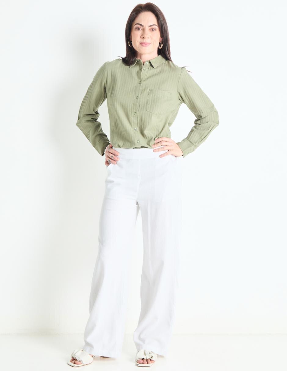 Blusa manga larga para mujer