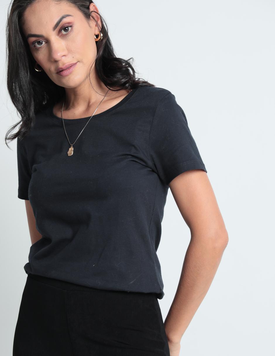 Playera manga corta Weekend cuello redondo para mujer