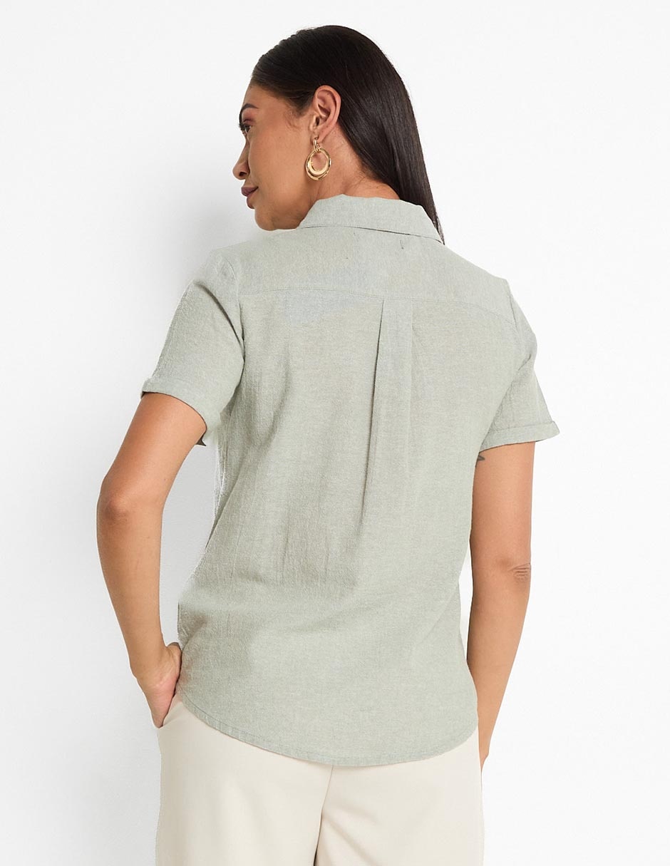 Blusa Morethanangels manga larga para mujer 5