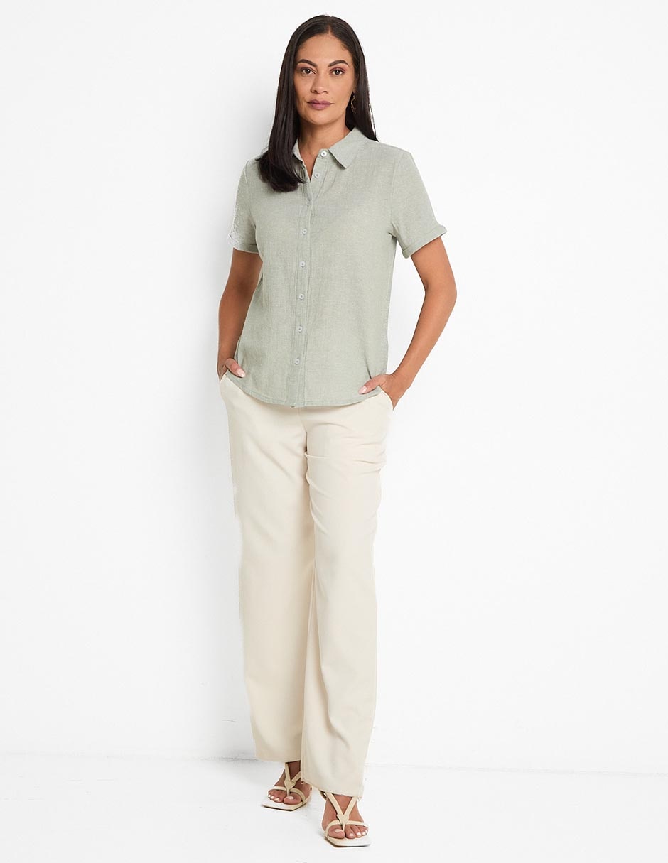Blusa Morethanangels manga larga para mujer