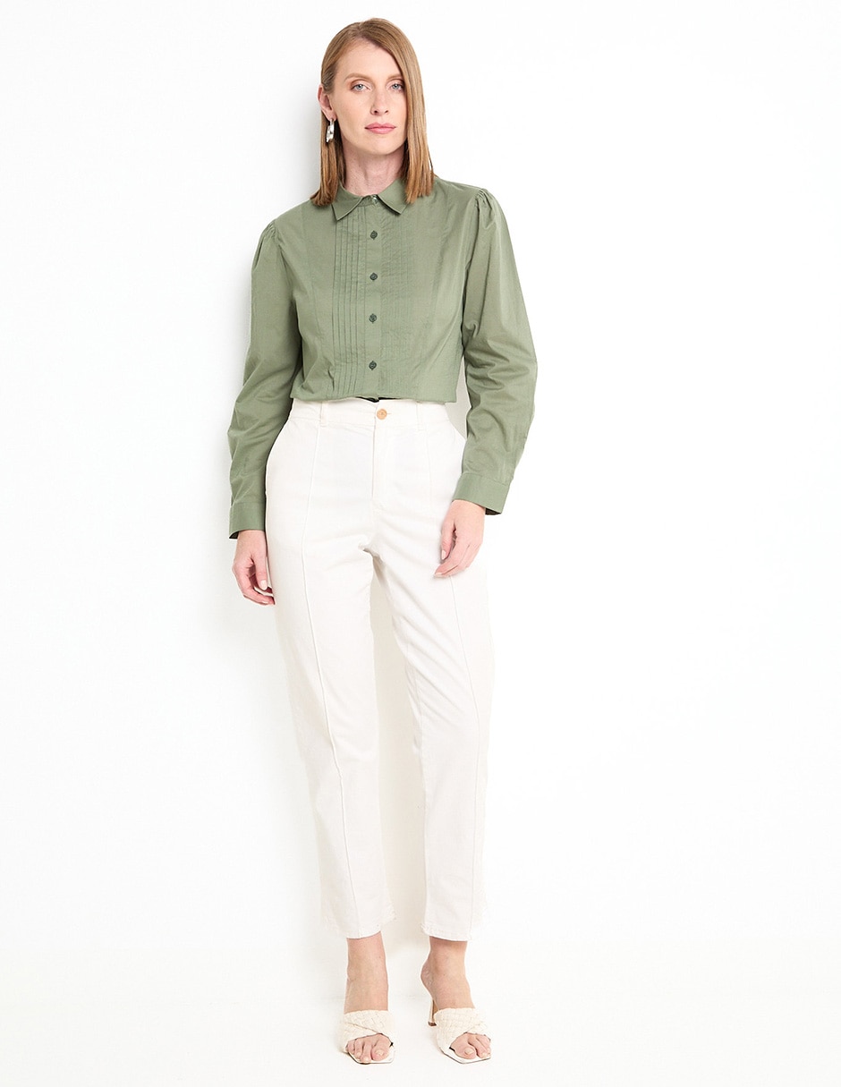 Blusa Weekend manga larga para mujer