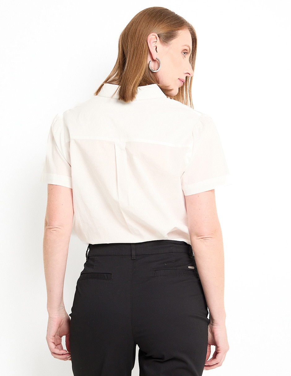 Blusa Morethanangels manga larga para mujer 5