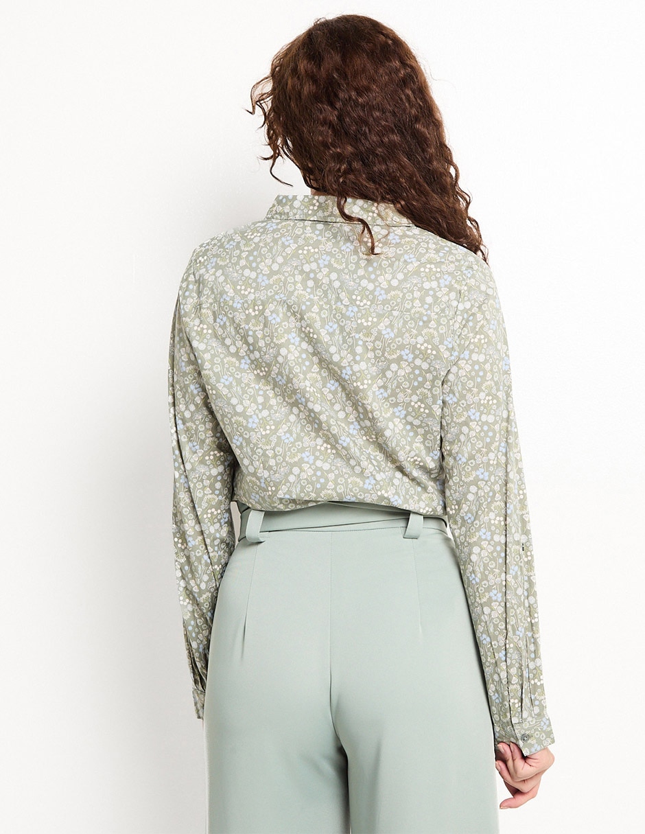 Blusa Morethanangels manga larga para mujer 6