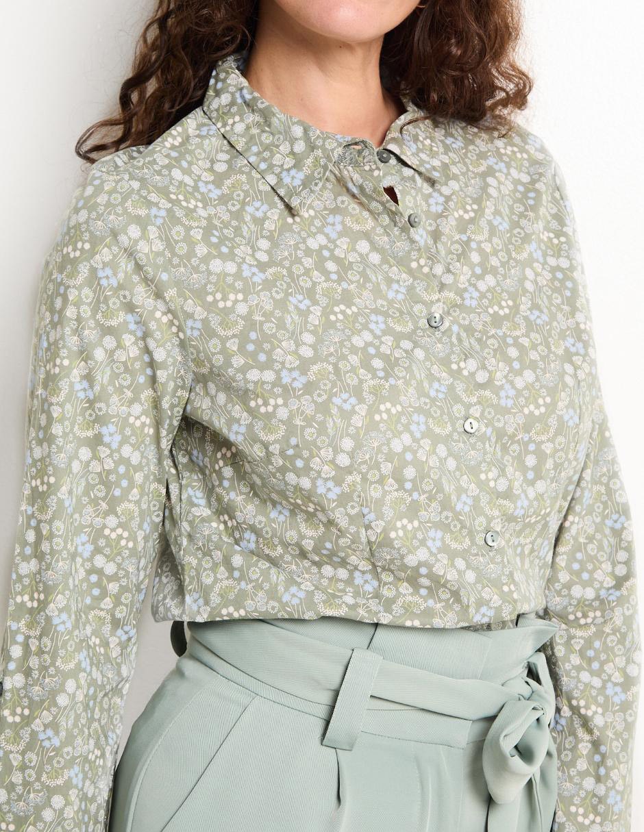 Blusa Morethanangels manga larga para mujer