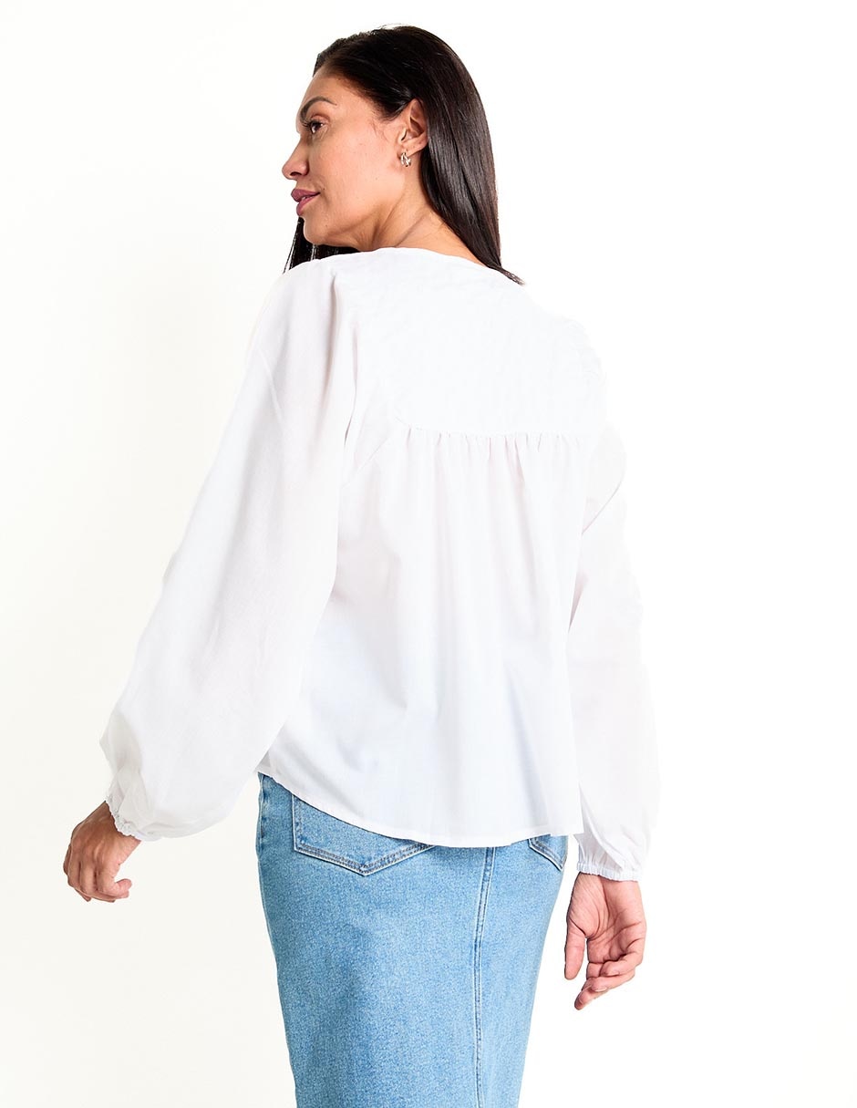 Blusa manga larga para mujer 2