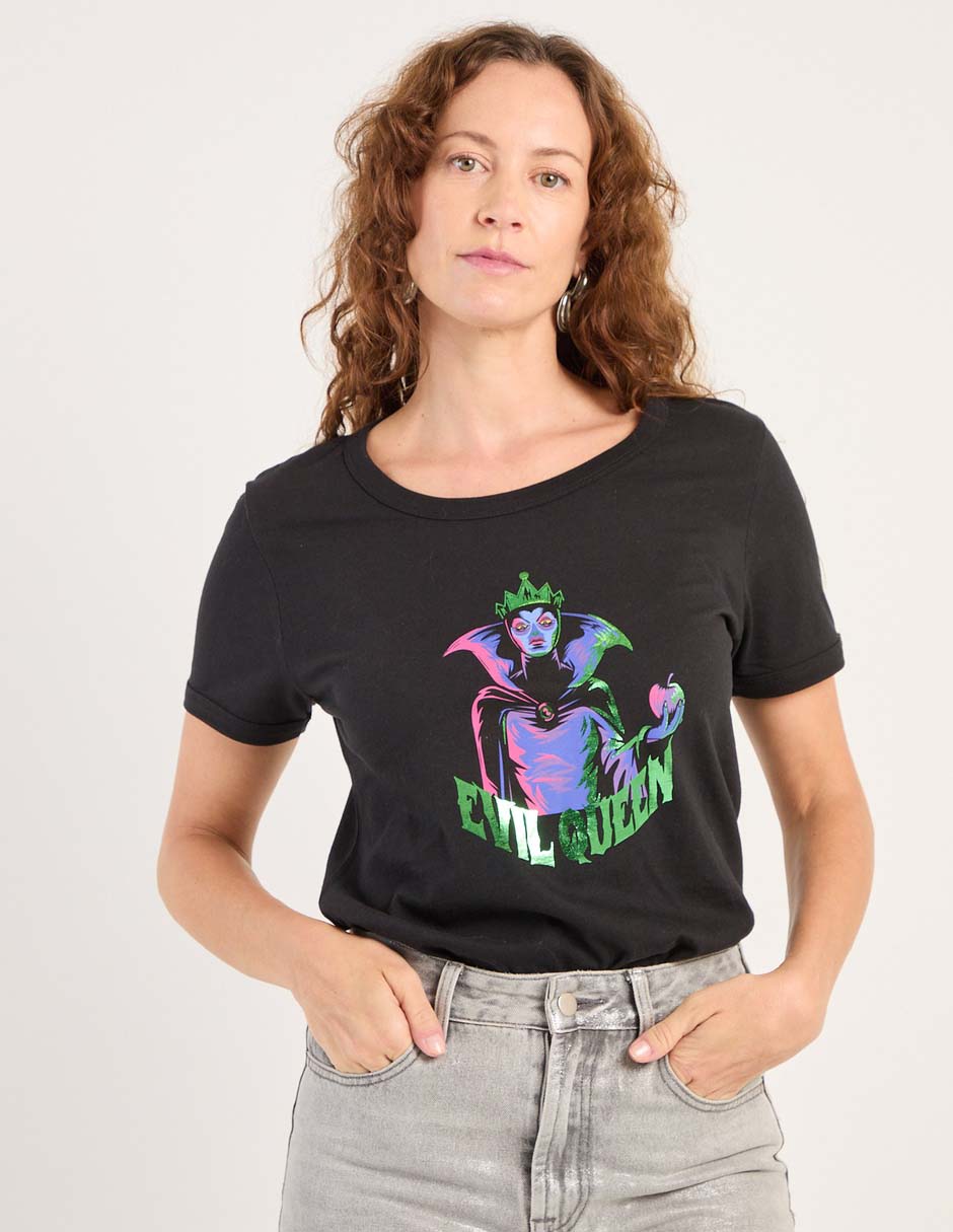 Playera manga corta Disney cuello redondo para mujer Playera manga corta Disney cuello redondo para mujer