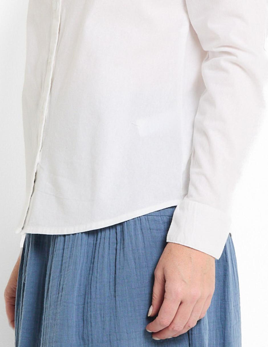 Blusa camisera manga larga para mujer 5