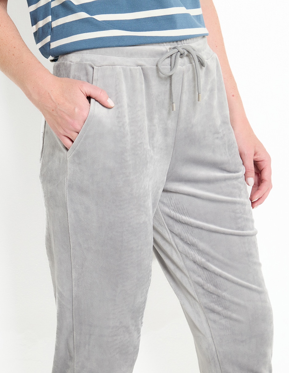 Pants skinny con jareta para mujer