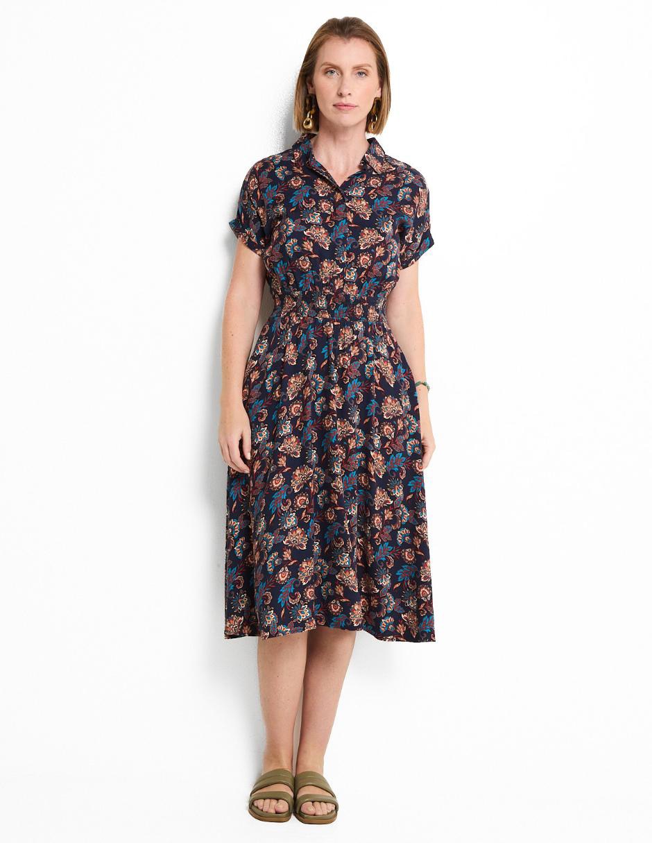 Vestido midi casual para mujer
