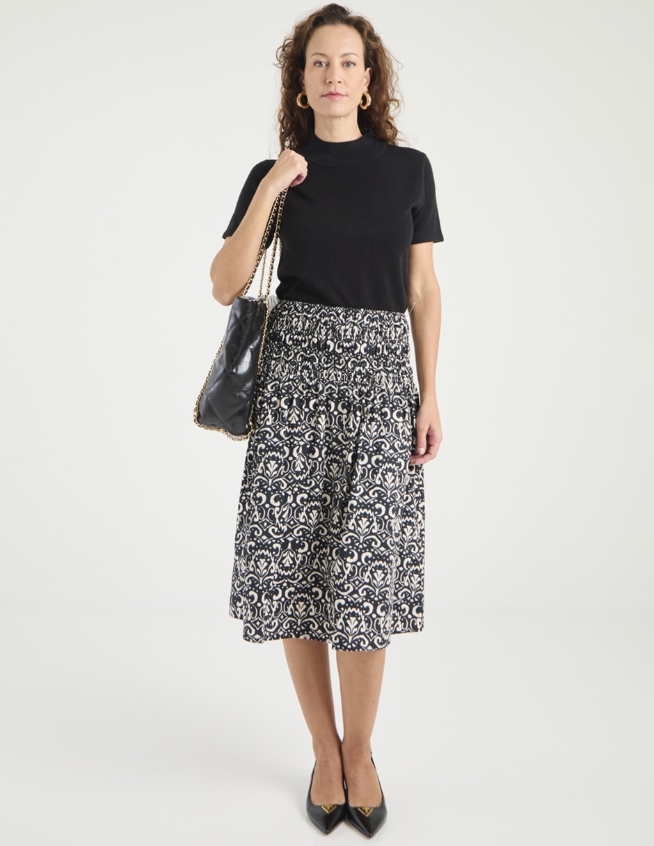Falda midi Weekend cintura alta