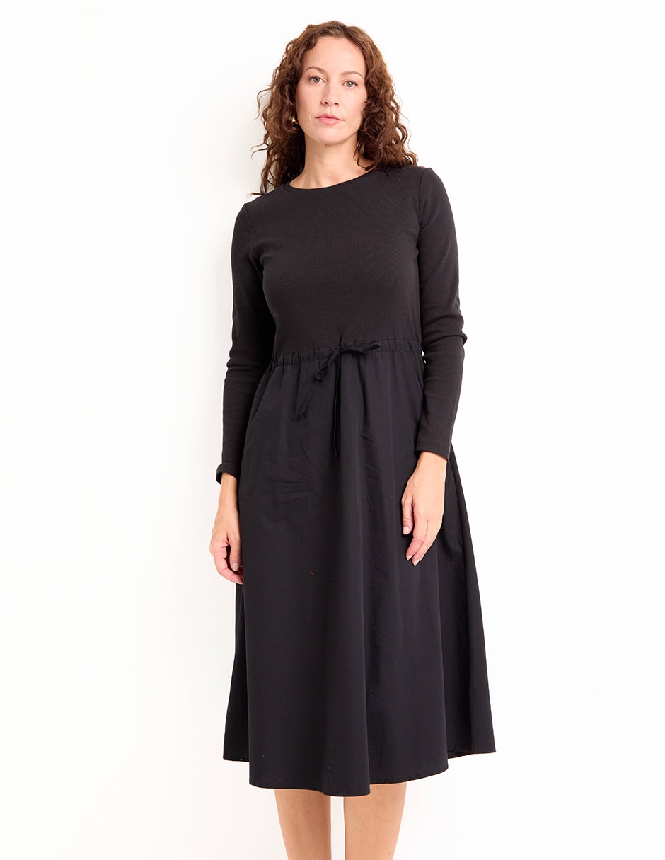 Vestido midi casual para mujer