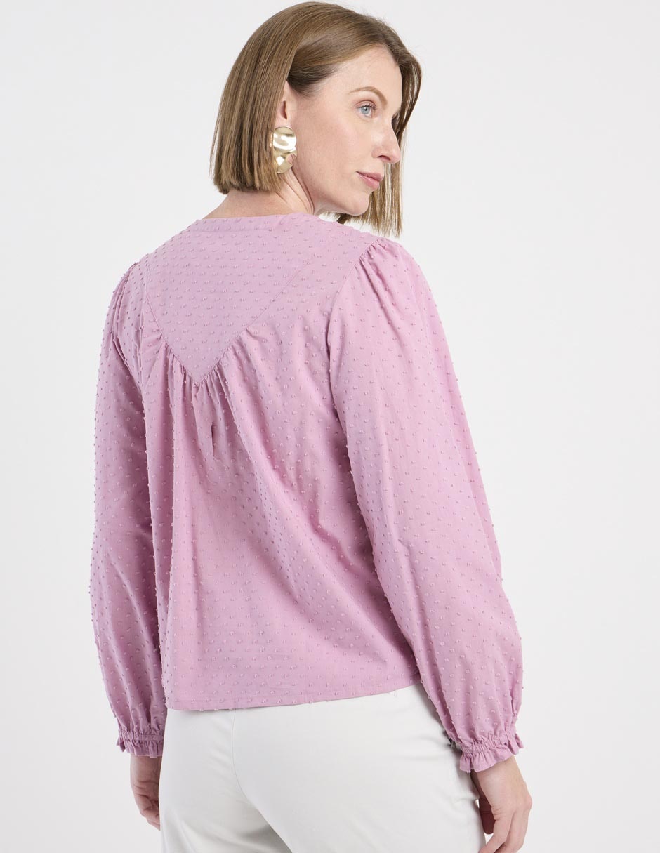 Blusa manga larga para mujer 2