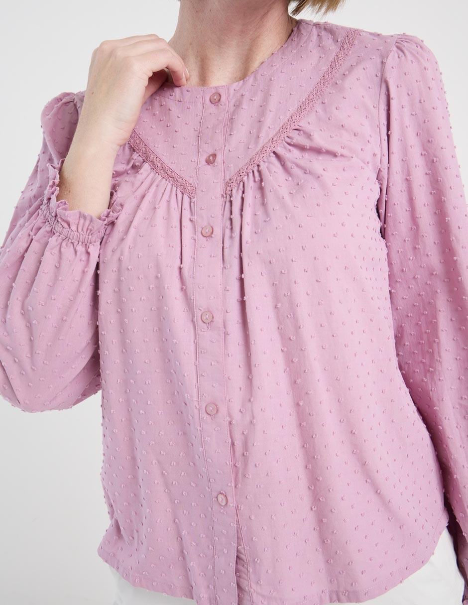 Blusa manga larga para mujer 4