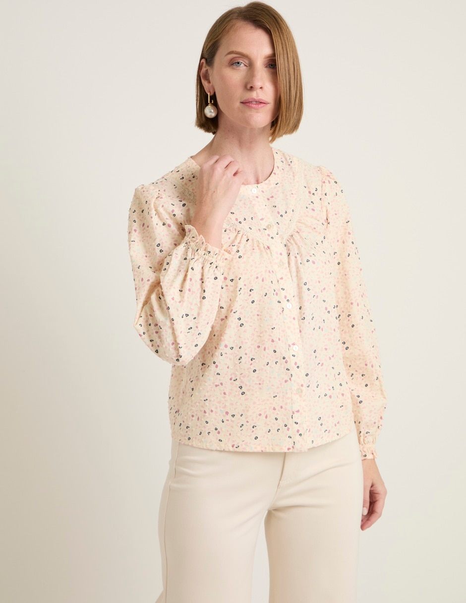 Blusa manga larga para mujer Blusa manga larga para mujer