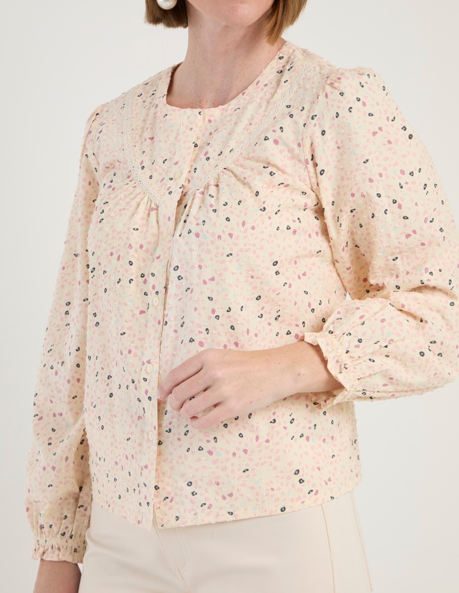 Blusa Weekend manga larga para mujer