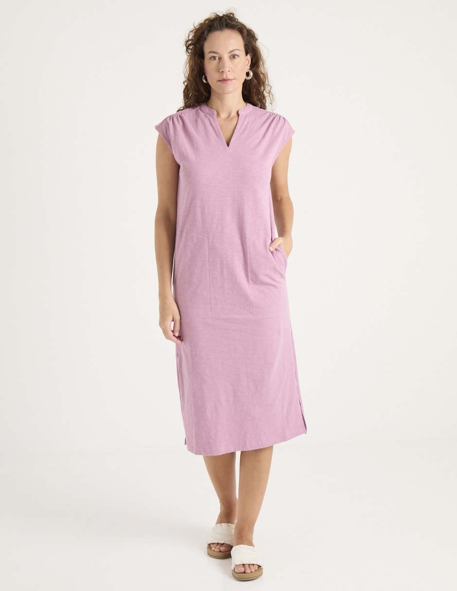 Vestido midi casual para mujer