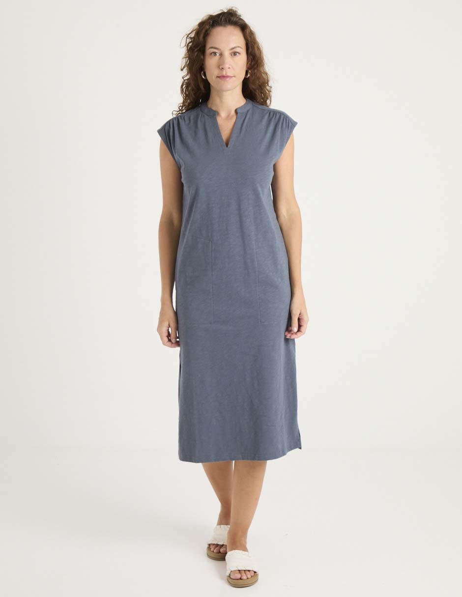Vestido midi casual para mujer