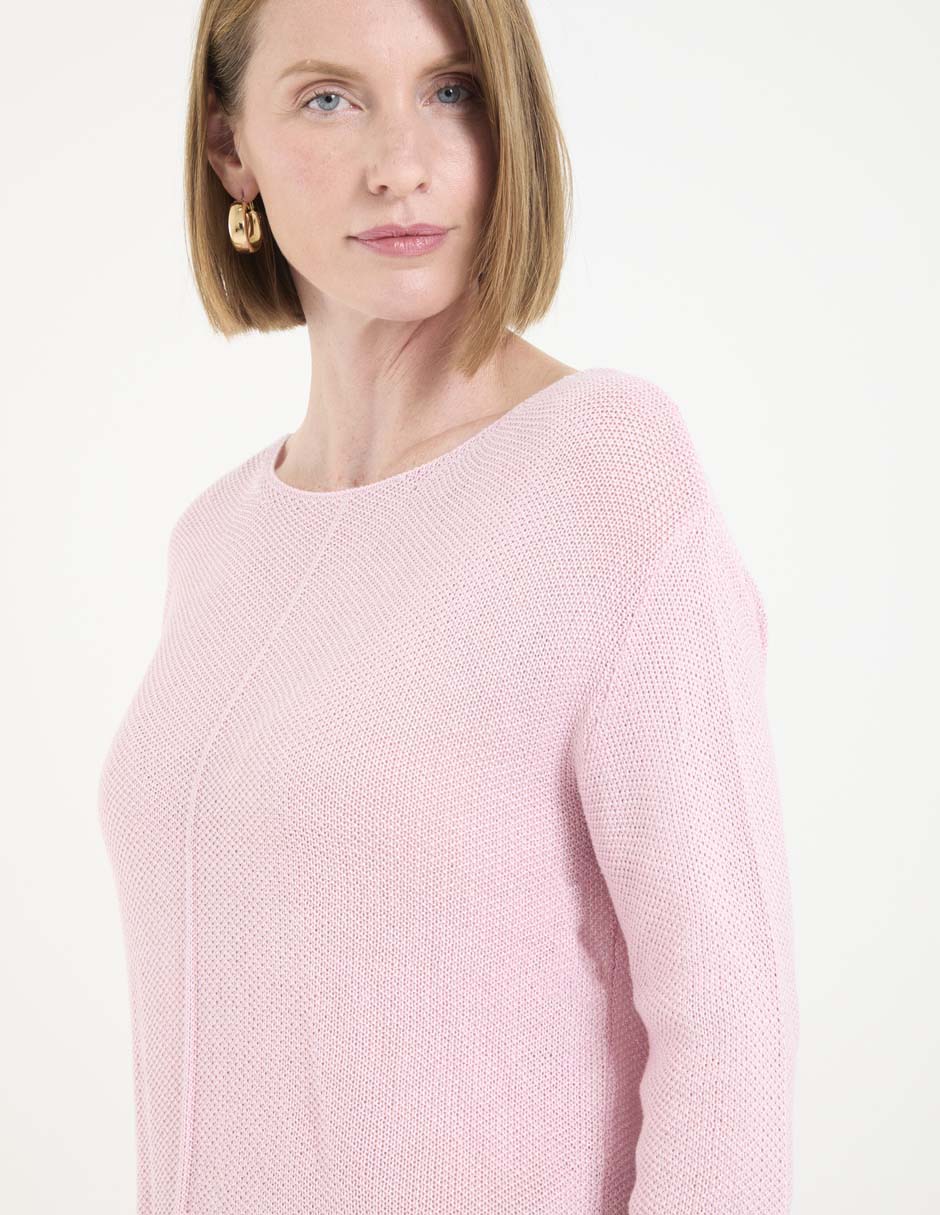 Suéter cuello redondo para mujer 2