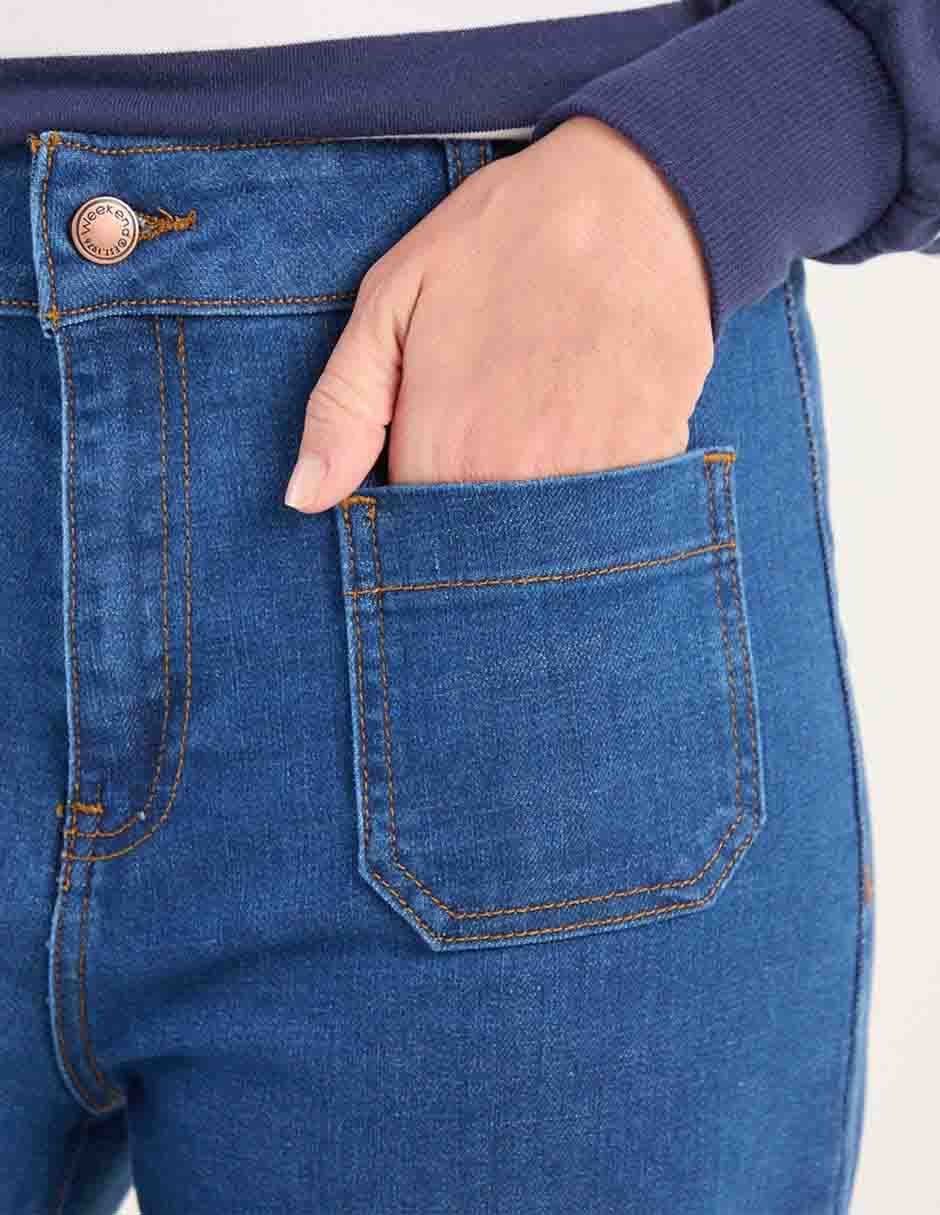 Jeans straight para mujer