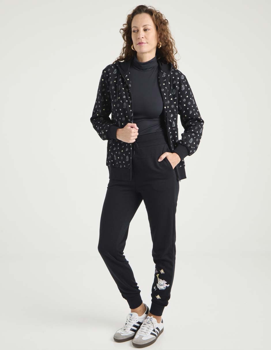 Sudadera con capucha y bolsa Alicia para mujer