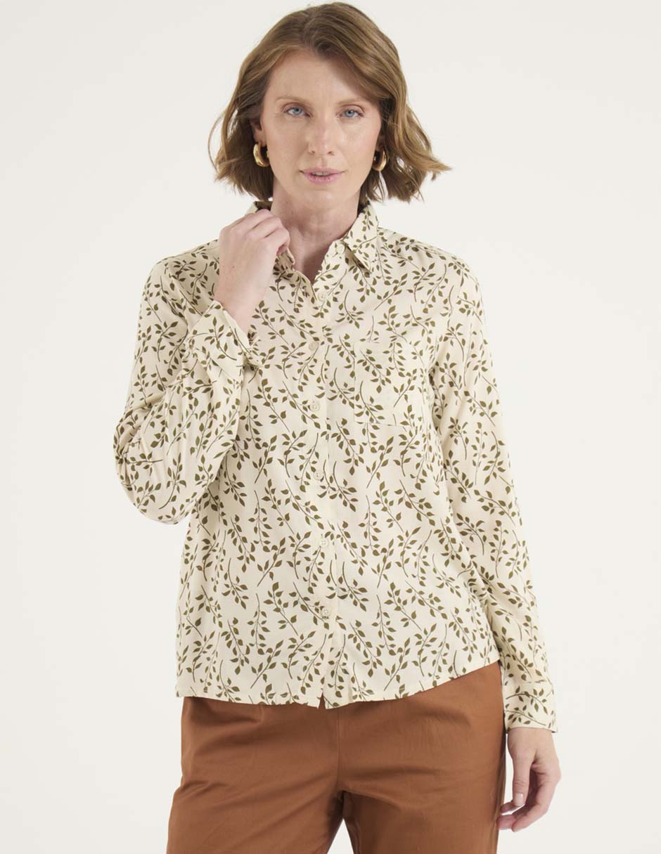 Blusa Weekend manga larga para mujer