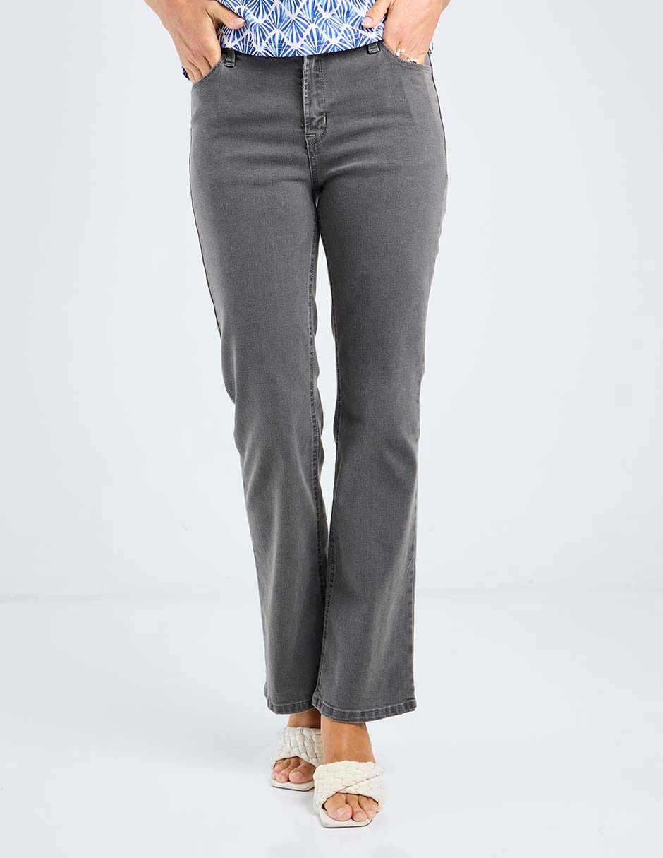 Jeans flare cintura weekend para mujer