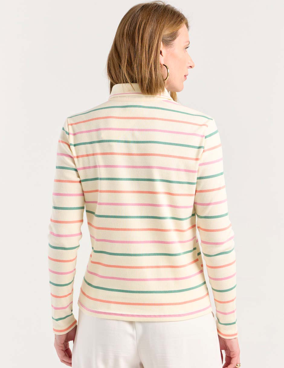 Playera tipo polo para mujer 5