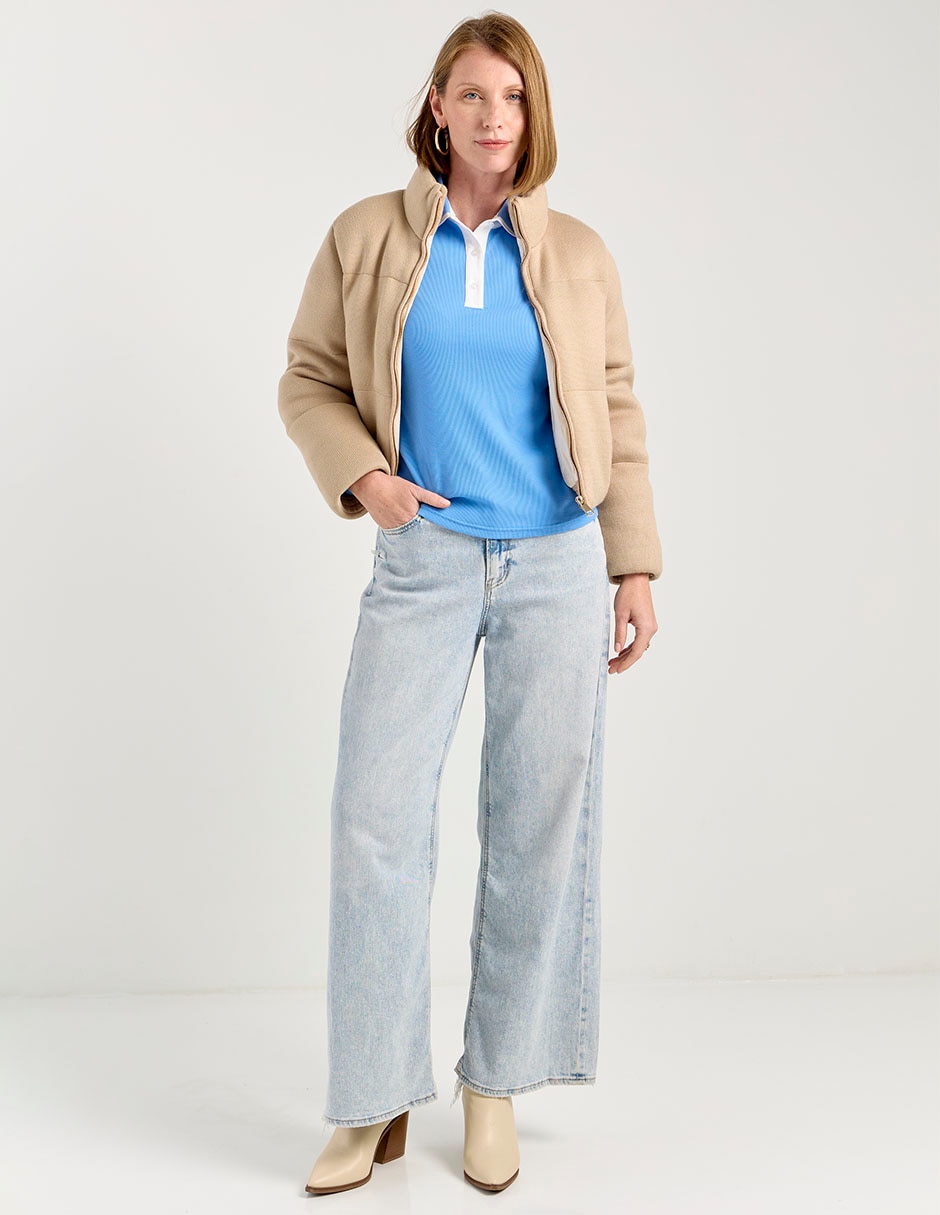 Playera tipo polo Weekend para mujer