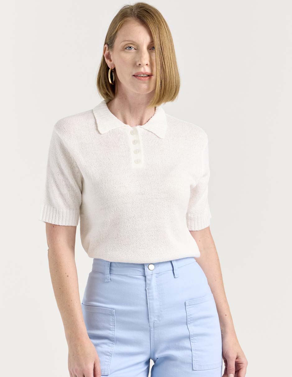 Blusa Weekend manga corta para mujer