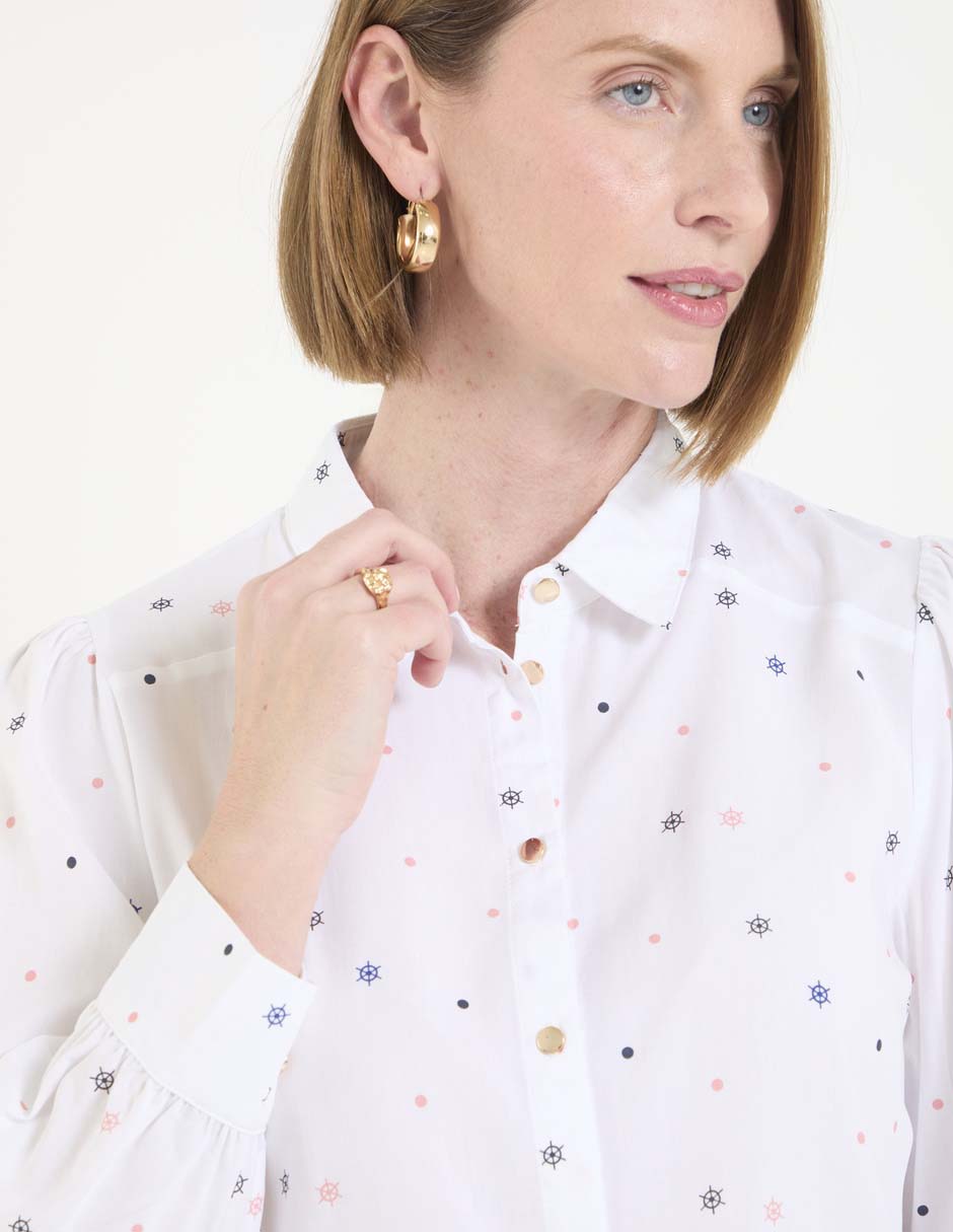 Blusa manga larga para mujer 4