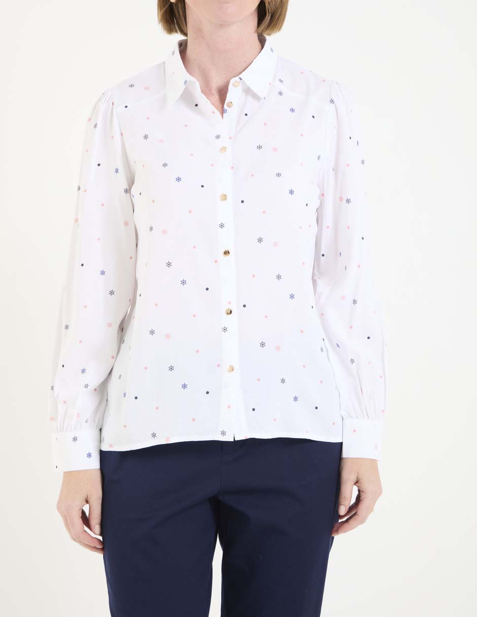 Blusa manga larga para mujer 5
