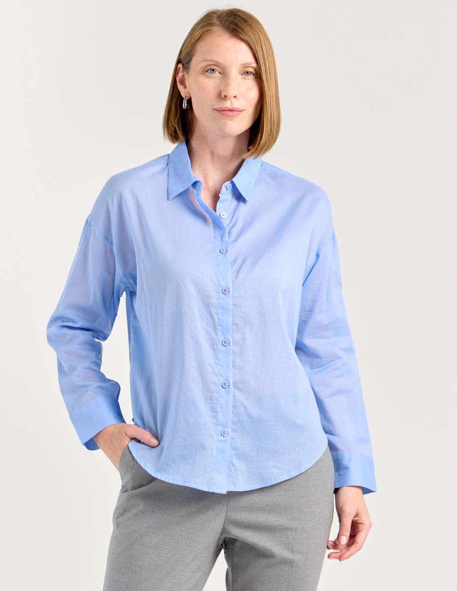Blusa Weekend manga larga para mujer