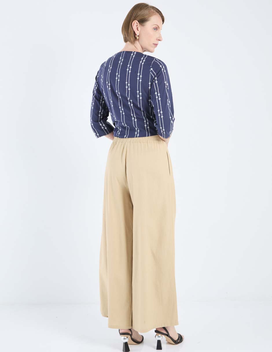 Pantalón wide leg para mujer 4