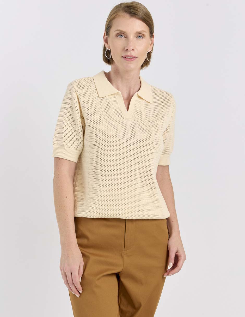 Blusa Weekend manga corta para mujer