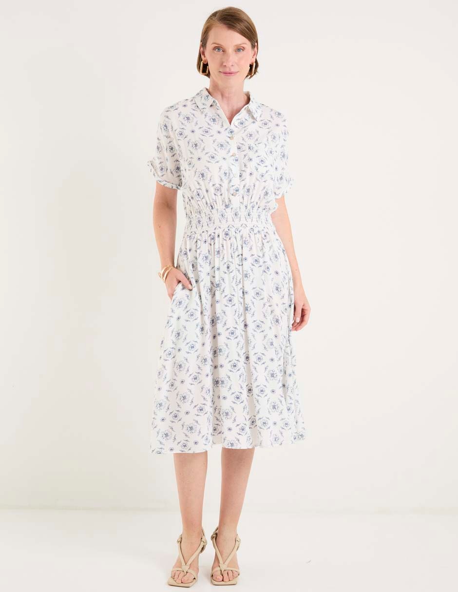 Vestido midi casual para mujer Vestido midi casual para mujer
