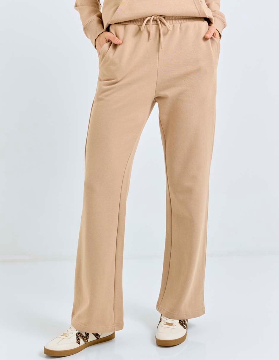 Pants amplio con agujeta para mujer
