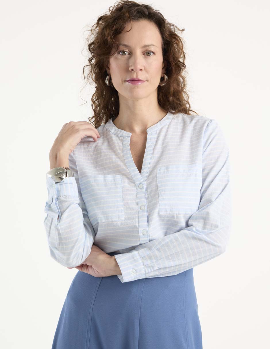 Blusa Weekend manga larga para mujer