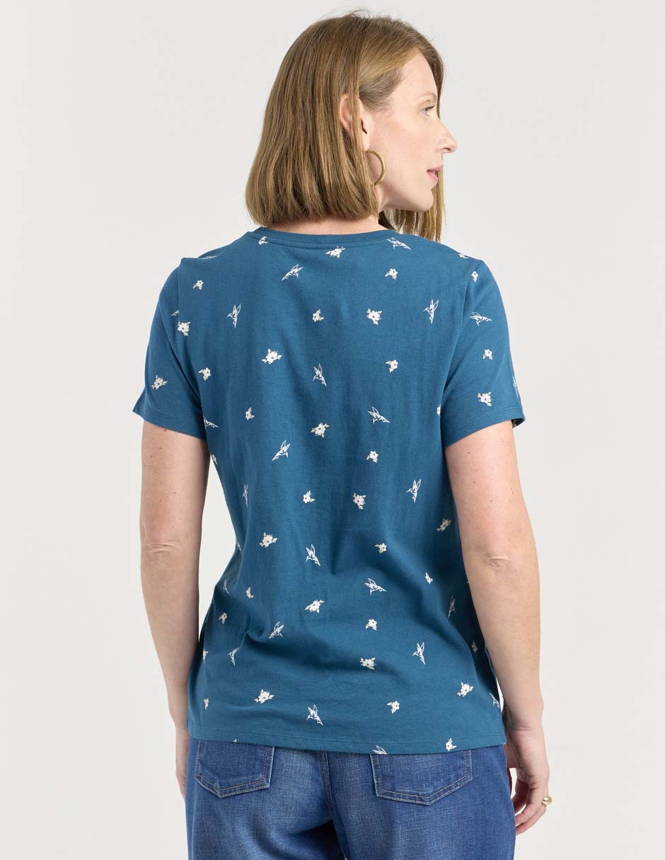 Playera manga corta Weekend cuello redondo para mujer