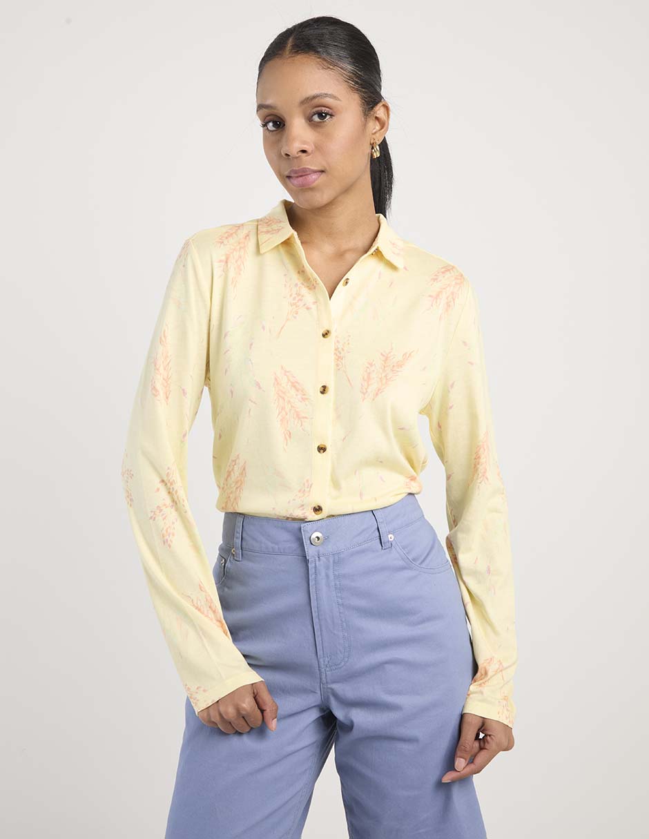 Blusa Weekend manga larga para mujer