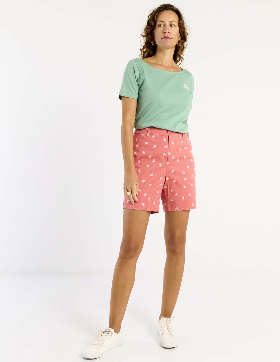 Playera manga corta Weekend cuello redondo para mujer