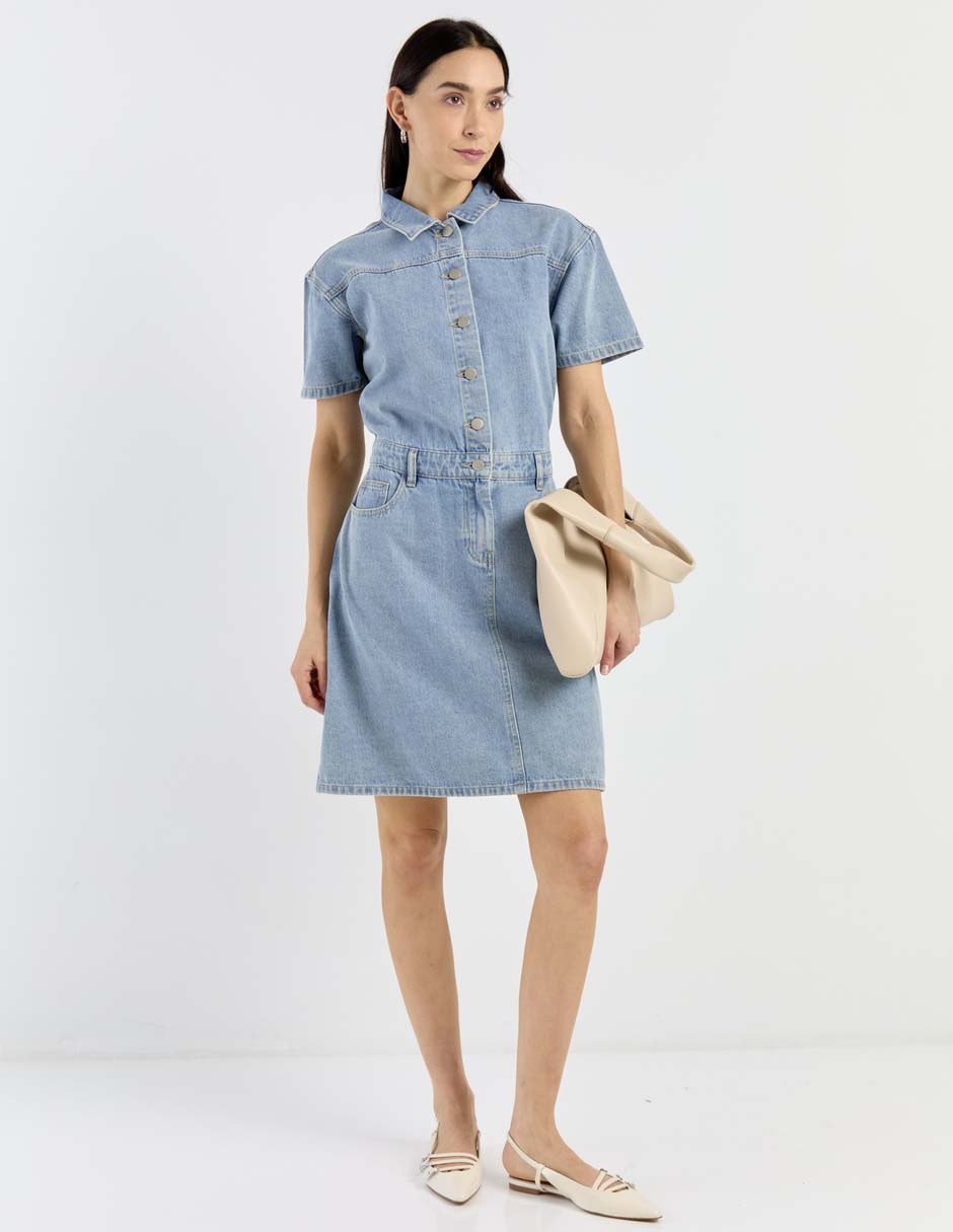 Vestido corto casual para mujer