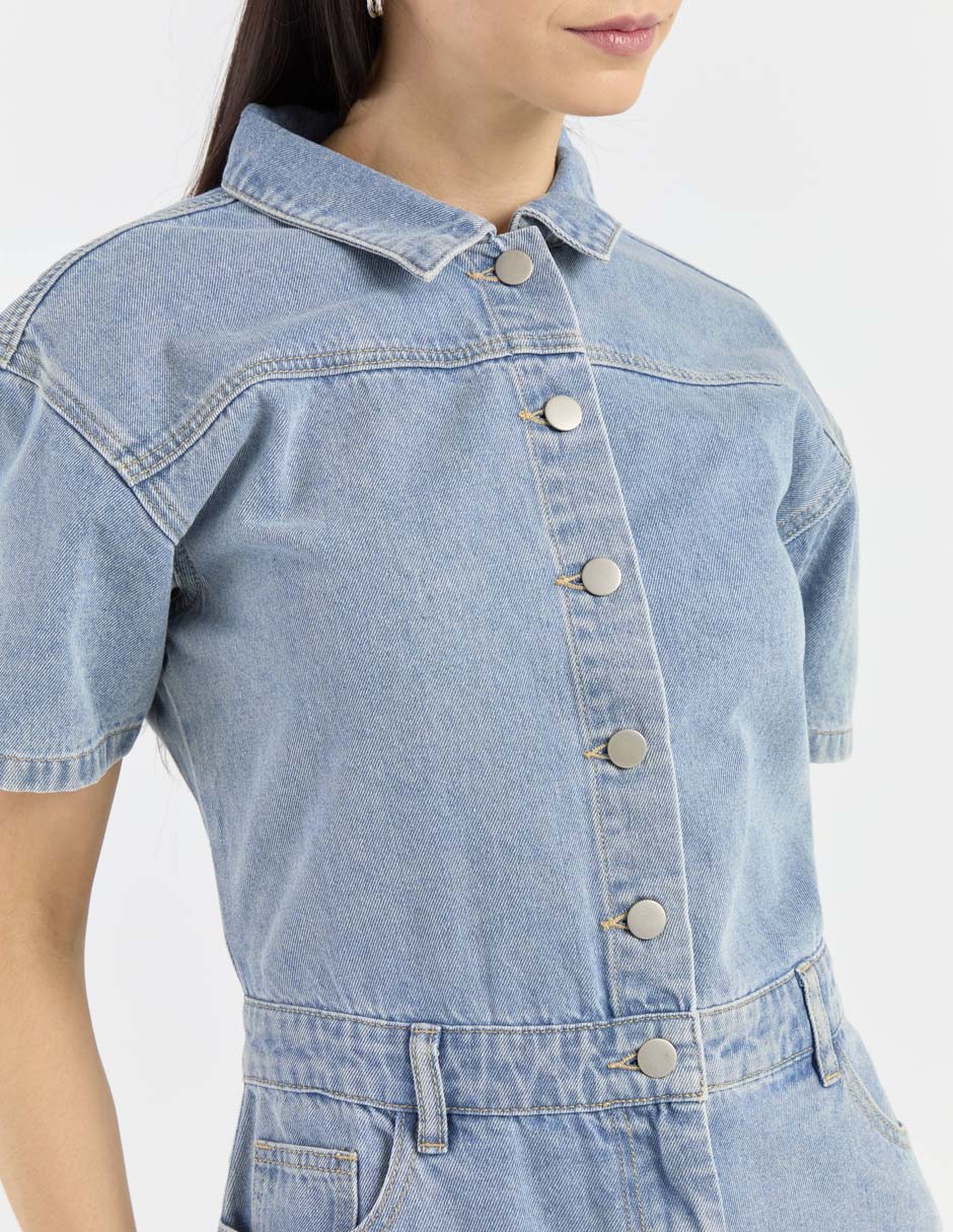 Vestido corto casual para mujer