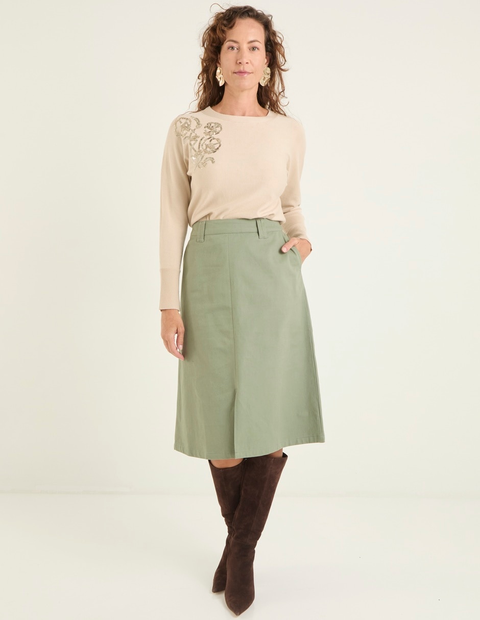 Falda midi Weekend a la cintura